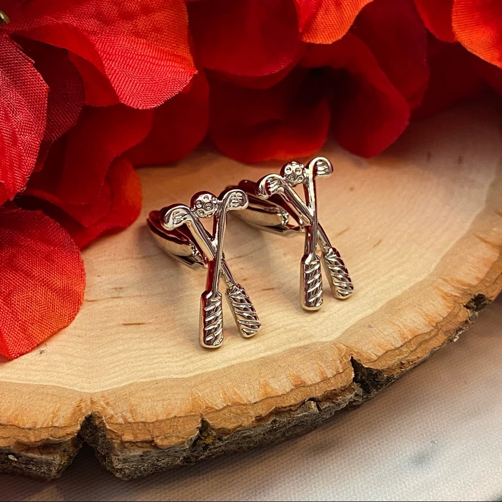 Silver Golf Club Cufflinks - Picture 8 of 15